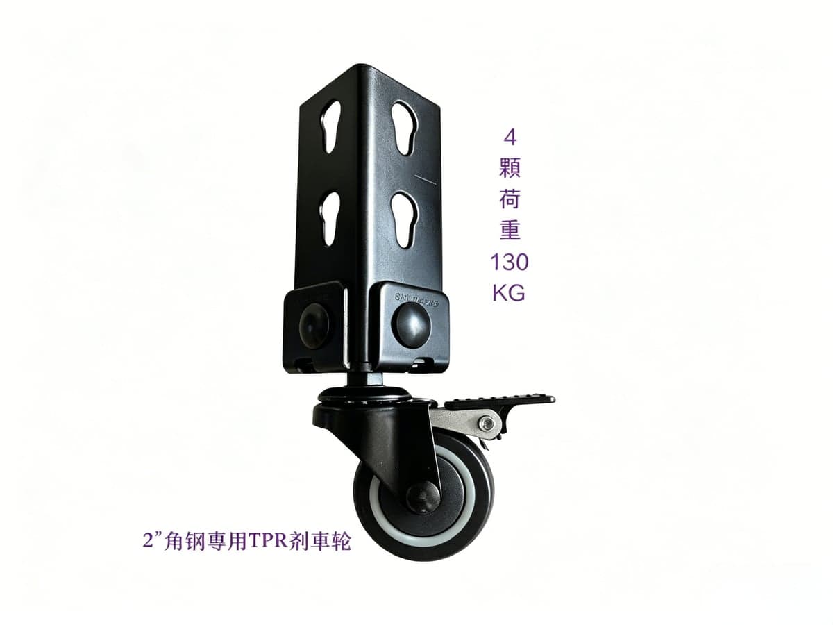 小形角鋼架萬向輪 B 型